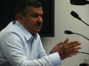 Hassan Mehmood, Director of Pakistan's Ministry of Petroleum & NR questions Public Service Commissioners Tuesday